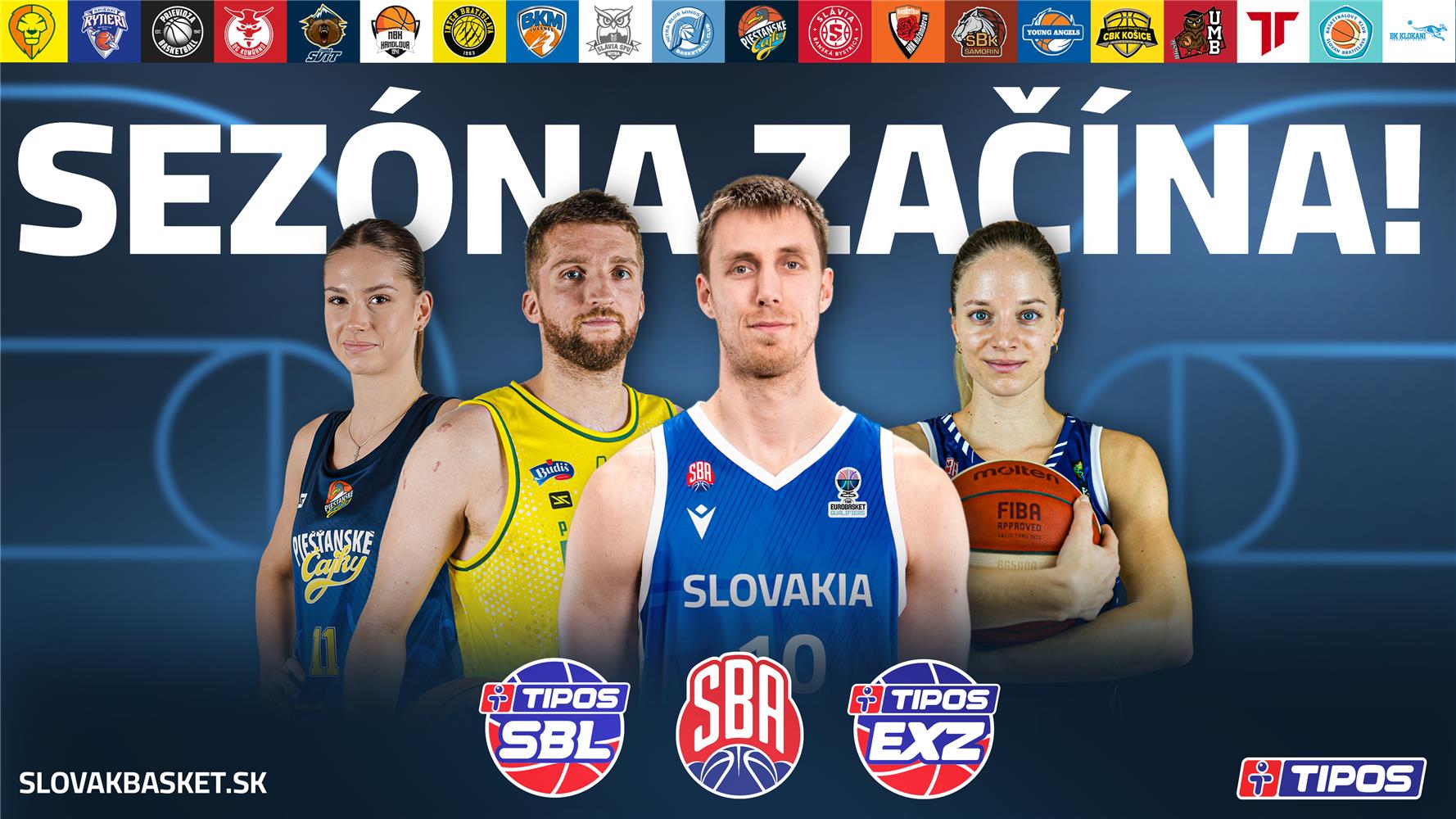 Tipos novým partnerom basketbalu na Slovensku!