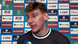 Samuel Kincel po domácom zápase s Botevgradom | BC Prievidza - BC Balkan Botevgrad 83:59