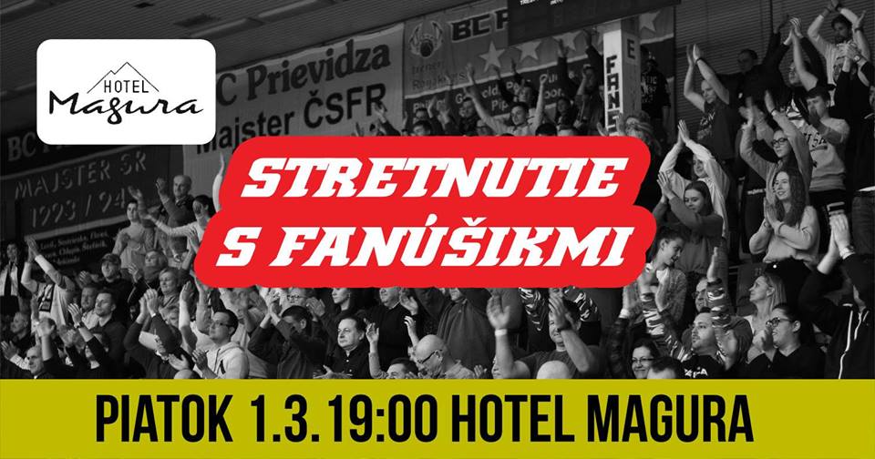 Stretnutie s fanúšikmi BC Prievidza