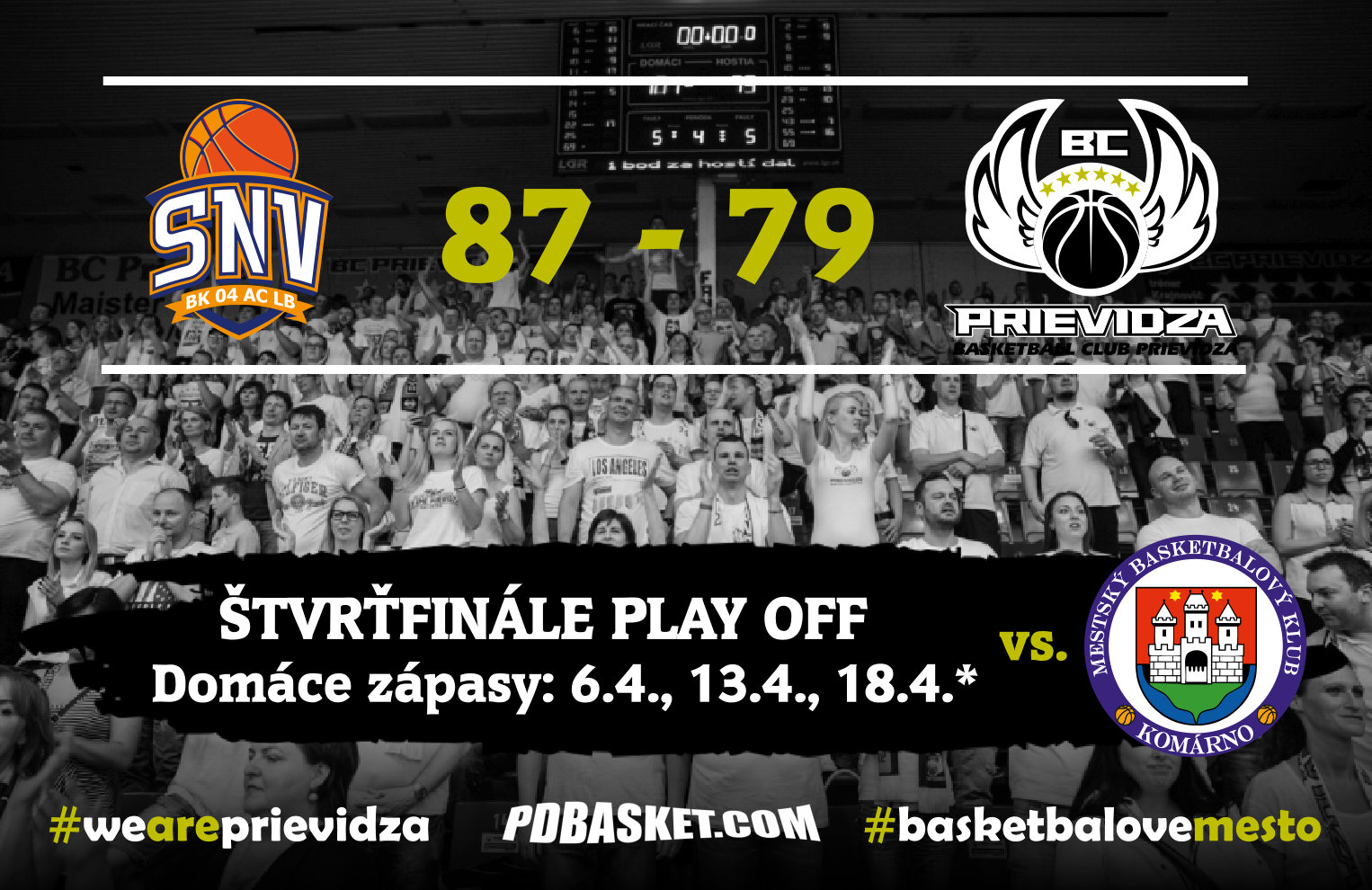 BK 04 AC LB Spišská Nová Ves – BC Prievidza 87:79