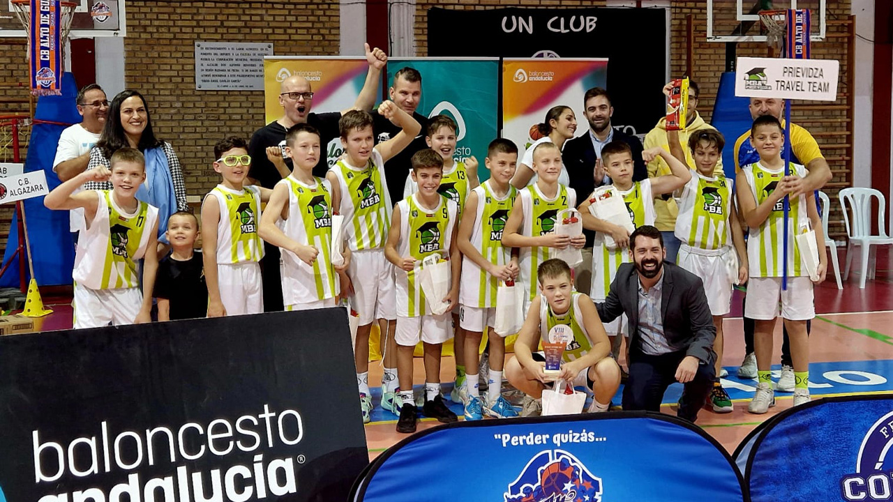 Družstvo MBA U12 víťazom turnaja v Španielsku