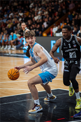 9. kolo TIPOS SBL: BC Prievidza - Nitra Blue Wings 63:80 (Vladimír Králik)