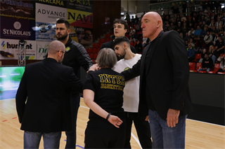 10. kolo TIPOS SBL: BC Prievidza - Inter Bratislava 81:83 (Ladislav Szibilla)