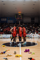 16. kolo TIPOS SBL: BC Prievidza - BC Komárno 104:102 (Vladimír Králik)