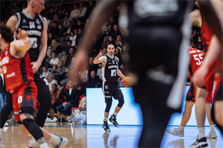 16. kolo TIPOS SBL: BC Prievidza - BC Komárno 104:102 (Vladimír Králik)