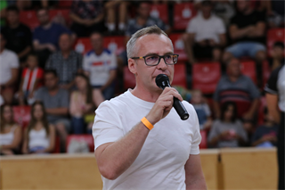 Slávnostné otvorenie novej palubovky: BC Prievidza - NH Ostrava 75:73 (foto: Ladislav Szibilla)	