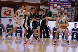 20. kolo Tipos SBL: BC Prievidza - Spišskí Rytieri 94:61 (Ladislav Szibilla)