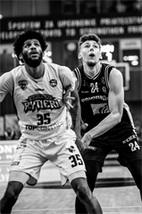 20. kolo Tipos SBL: BC Prievidza - Spišskí Rytieri 94:61 (Vladimír Králik)