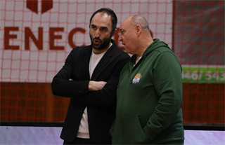 22. kolo Tipos SBL: BC Prievidza - MBK Handlová 100:85 (Ladislav Szibilla)