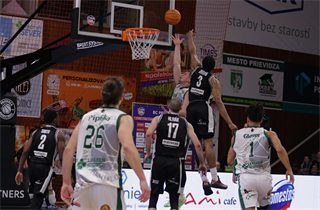 22. kolo Tipos SBL: BC Prievidza - MBK Handlová 100:85 (Ladislav Szibilla)