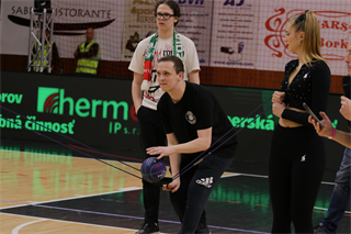 22. kolo Tipos SBL: BC Prievidza - MBK Handlová 100:85 (Ladislav Szibilla)