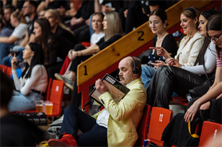3. zápas štvrťfinále Tipos SBL: BC Prievidza - Nitra Blue Wings 74:77 (Vladimír Králik)