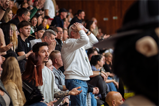 3. zápas štvrťfinále Tipos SBL: BC Prievidza - Nitra Blue Wings 74:77 (Vladimír Králik)