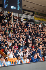 3. zápas štvrťfinále Tipos SBL: BC Prievidza - Nitra Blue Wings 74:77 (Vladimír Králik)