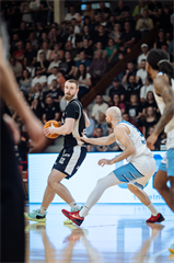 5. zápas štvrťfinále Tipos SBL: BC Prievidza - Nitra Blue Wings 84:87 (Vladimír Králik)	
