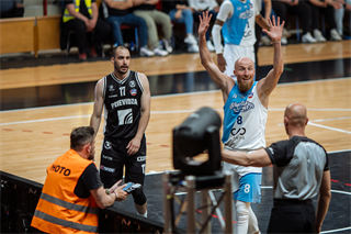 5. zápas štvrťfinále Tipos SBL: BC Prievidza - Nitra Blue Wings 84:87 (Vladimír Králik)	