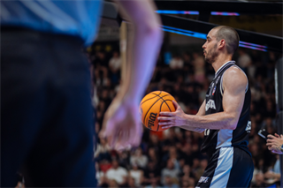 5. zápas štvrťfinále Tipos SBL: BC Prievidza - Nitra Blue Wings 84:87 (Vladimír Králik)	
