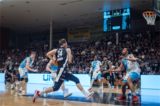 5. zápas štvrťfinále Tipos SBL: BC Prievidza - Nitra Blue Wings 84:87 (Vladimír Králik)	