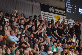 5. zápas štvrťfinále Tipos SBL: BC Prievidza - Nitra Blue Wings 84:87 (Vladimír Králik)	