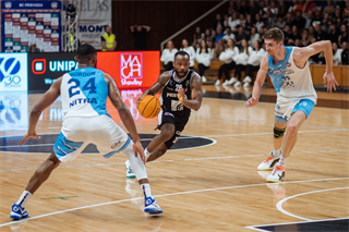 5. zápas štvrťfinále Tipos SBL: BC Prievidza - Nitra Blue Wings 84:87 (Vladimír Králik)	