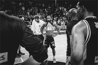 5. zápas štvrťfinále Tipos SBL: BC Prievidza - Nitra Blue Wings 84:87 (Vladimír Králik)	