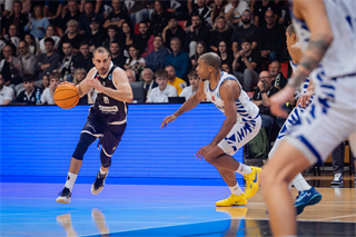 Kvalifikácia Európskeho pohára FIBA: BC Prievidza - Cibona Záhreb 101:94 (Vladimír Králik)