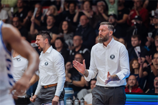 Kvalifikácia Európskeho pohára FIBA: BC Prievidza - Cibona Záhreb 101:94 (Vladimír Králik)