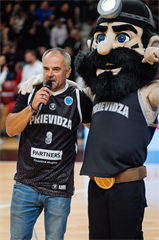 Kvalifikácia Európskeho pohára FIBA: BC Prievidza - Cibona Záhreb 101:94 (Vladimír Králik)