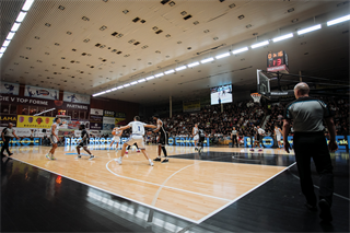 Kvalifikácia Európskeho pohára FIBA: BC Prievidza - Cibona Záhreb 101:94 (Vladimír Králik)