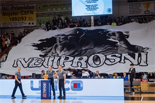 3. kolo TIPOS SBL: BC Prievidza - Nitra Blue Wings 72:74 (Vladimír Králik)