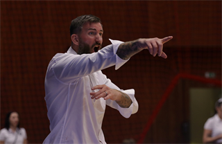 3. kolo TIPOS SBL: BC Prievidza - Nitra Blue Wings 72:74 (Ladislav Szibilla)	