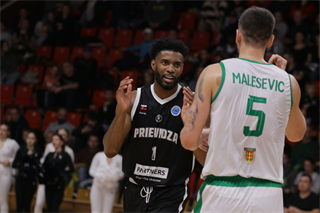 Európsky pohár FIBA: BC Prievidza : Pelister Bitola 97:82 (Ladislav Szibilla)	
