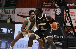 Európsky pohár FIBA: BC Prievidza : Pelister Bitola 97:82 (Ladislav Szibilla)	