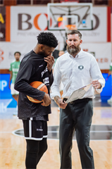 Európsky pohár FIBA: BC Prievidza - Pelister Bitola 97:82 (Vladimír Králik)	