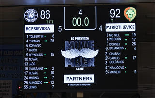 9. kolo TIPOS SBL: BC Prievidza : Patrioti Levice 86:92 (Ladislav Szibilla)	
