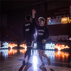 Predohrávka 13. kola TIPOS SBL: BC Prievidza - Spišskí Rytieri 104:99 (Vladimír Králik)