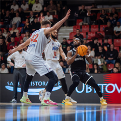 Predohrávka 13. kola TIPOS SBL: BC Prievidza - Spišskí Rytieri 104:99 (Vladimír Králik)