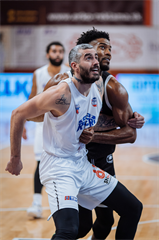 Predohrávka 13. kola TIPOS SBL: BC Prievidza - Spišskí Rytieri 104:99 (Vladimír Králik)
