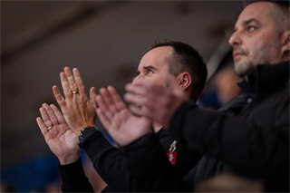 Predohrávka 13. kola TIPOS SBL: BC Prievidza - Spišskí Rytieri 104:99 (Vladimír Králik)