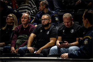 Európsky pohár FIBA: PAOK Solún - BC Prievidza 101:70 (Dávid Bakos)