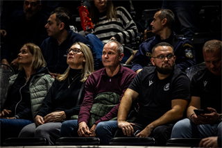 Európsky pohár FIBA: PAOK Solún - BC Prievidza 101:70 (Dávid Bakos)
