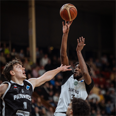 Európsky pohár FIBA: BC Prievidza - Sporting Lisabon 94:82 (Vladimír Králik)