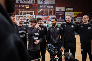 Európsky pohár FIBA: BC Prievidza - Sporting Lisabon 94:82 (Vladimír Králik)