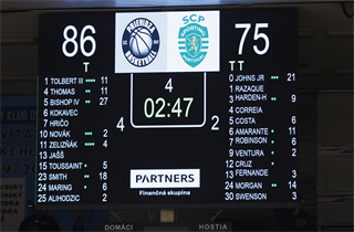 Európsky pohár FIBA: BC Prievidza : Sporting Lisabon 94:82 (Ladislav Szibilla)