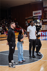 21. kolo TIPOS SBL: BC Prievidza - Nitra Blue Wings 88:71 (Vladimír Králik)