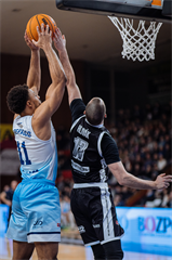 21. kolo TIPOS SBL: BC Prievidza - Nitra Blue Wings 88:71 (Vladimír Králik)