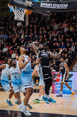 21. kolo TIPOS SBL: BC Prievidza - Nitra Blue Wings 88:71 (Vladimír Králik)
