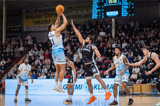 21. kolo TIPOS SBL: BC Prievidza - Nitra Blue Wings 88:71 (Vladimír Králik)