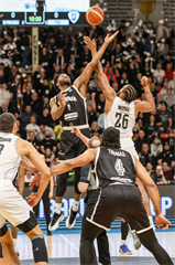 Európsky pohár FIBA: BC Prievidza - PAOK Solún 67:87 (Michal Huba)
