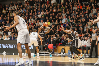 Európsky pohár FIBA: BC Prievidza - PAOK Solún 67:87 (Michal Huba)